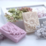 New Rectangular Daisy Soap Silicone Mold