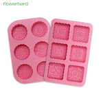 3D Round & Square 6-Cavity Silicone Mold